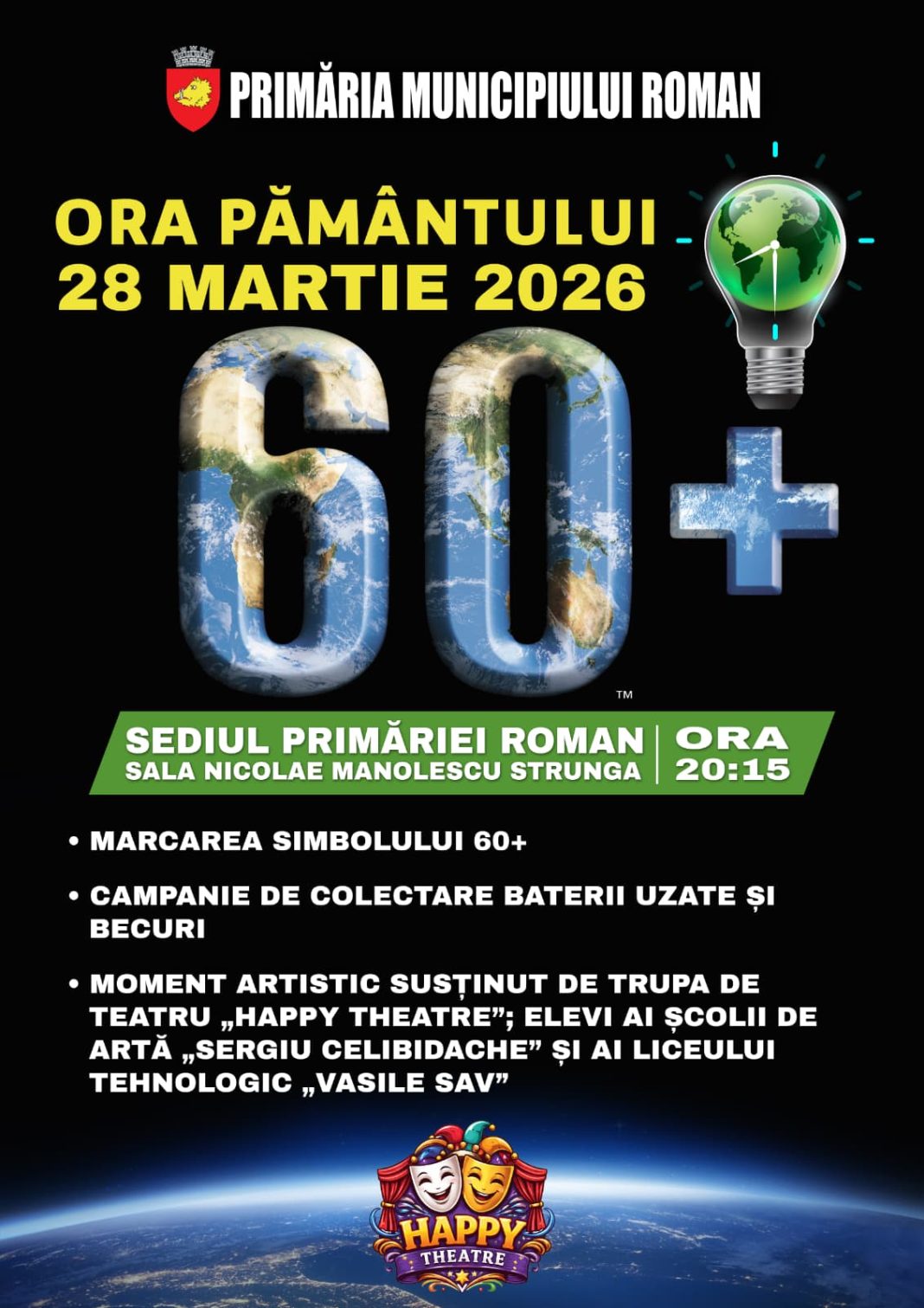 Afis Ora Pamantului 2026