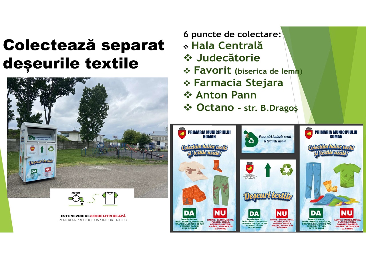 Colectare textile uzate - afiș (1280)